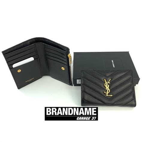 ysl zippered two part wallet|farfetch ysl wallet.